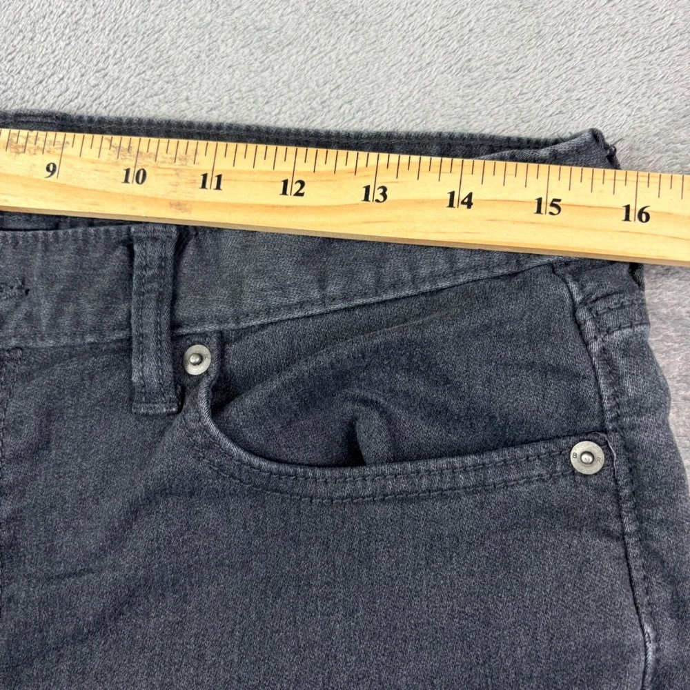 Banana Republic Mens 32x32 Gray Travel Jean Slim Fit Denim Pants Minimalist